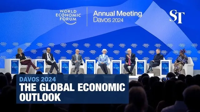 Discussion Panel About the Global Economic Outlook at WEF 2024