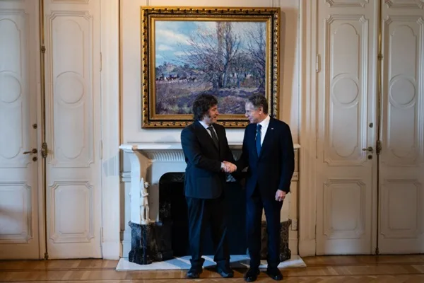 Argentina President Milei Welcomes US State Secretary Blinken
