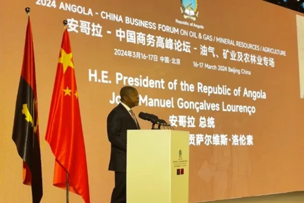 President Lourenco Delivers Keynote Address at Angola-China Business Forum