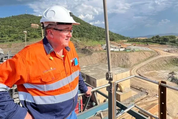 Barrick Gold CEO Mark Bristow Inspects Kibali Mine