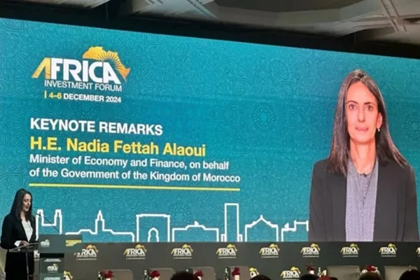 oroccan Minister of Economy Nadia Alaoui Delivers Welcome Address at AIF2024