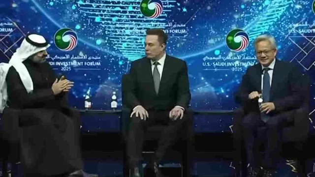 Elon Musk and Jensen Huang Took Part on Discussion Panel at US - Saudi Investment Forum 2025