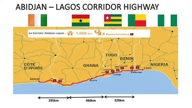 The Abidjan-Lagos Highway is one of the key Economic Corridors in West Africa