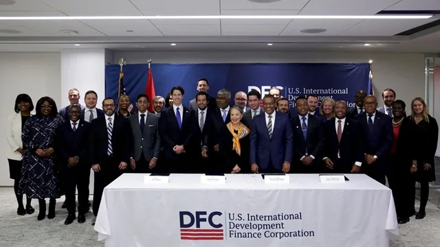 Family Photo at Signing Ceremony for DFC's Loan to LAR