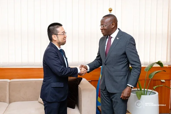 DRC DPM Mukoko Welcomes Japan's METI Representative Hasimoto