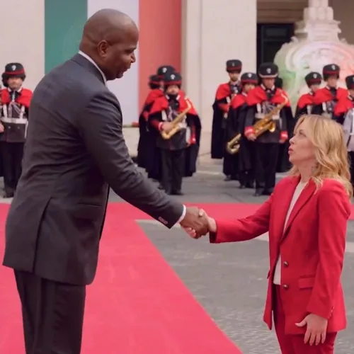 Italian PM Meloni Welcomes Mozambican President Chapo