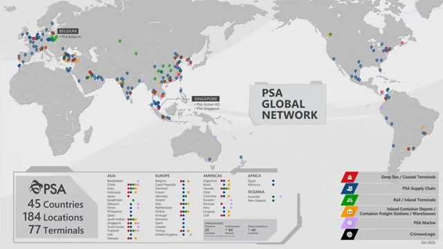 Global Footprint of PSA Group
