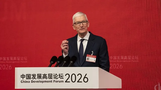 Apple CEO Tim Cook Delivers Speech at China Development Forum 2026