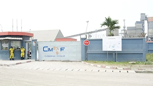 CIMAF (Ciment de l'Afrique) Plant in Bonaberi Industrial Zone in Douala