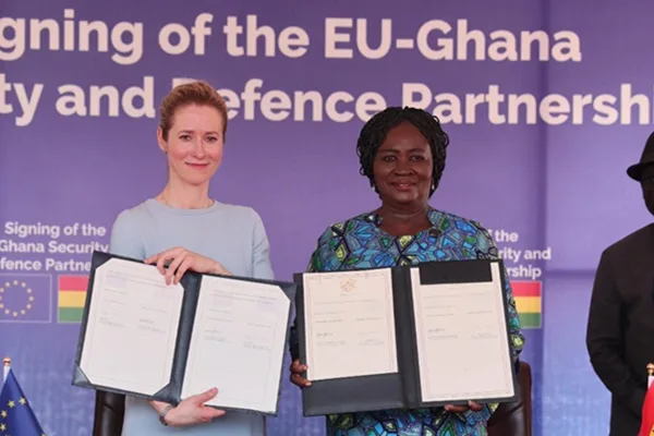 Ghana Becomes First African Country to Enter Into Defense Partnership With EU