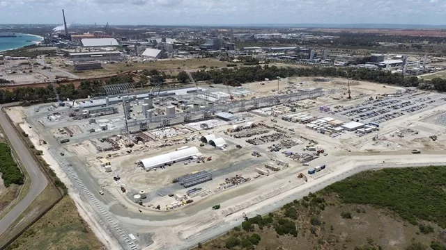 Aerial View of Kwinana Lithium Refinery