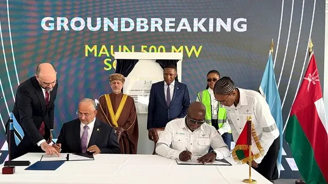Groundbreaking Ceremony for Maun 500 MW Solar Farm in Botswana