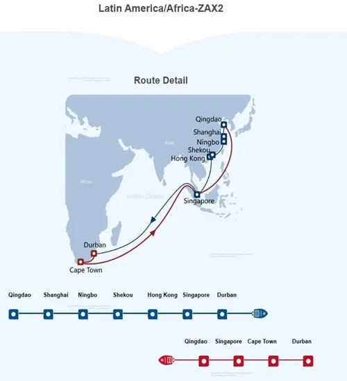 ZAX2: Asia - South Africa Express Service 2