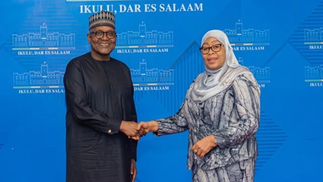 Aliko Dangote Paid Visit to Tanzanian President Samia Hassan