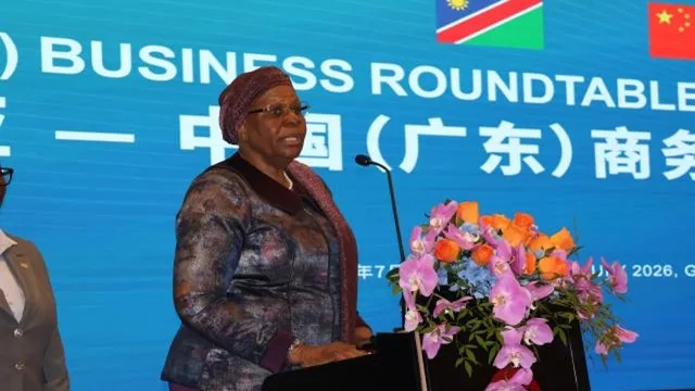 President Nandi-Ndaitwa Delivers Keynote at Business Roundtable in Guangzhou