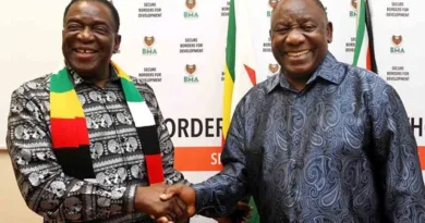 Mnangagwa Traveled to Pretoria for 4th Bi-National Commssion with Ramaphosa