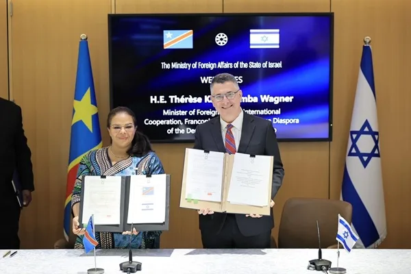 Foreign Ministers of DRC and Israeli Sign Cooperation MoU