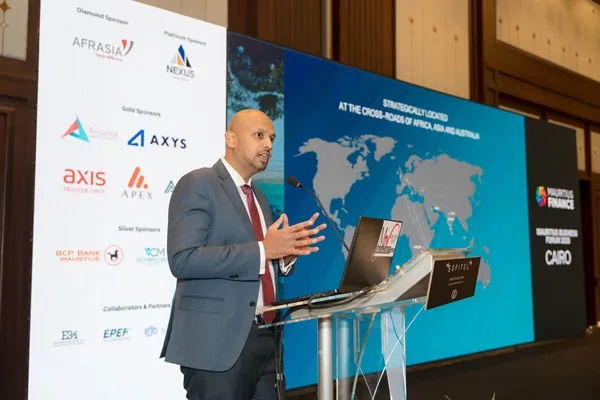 Mauritius Finance CEO Faraz Rojid Promotes the Mauritius IFC at Sofitel Cairo