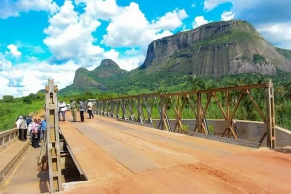Old Natete Bridge That Was Damaged