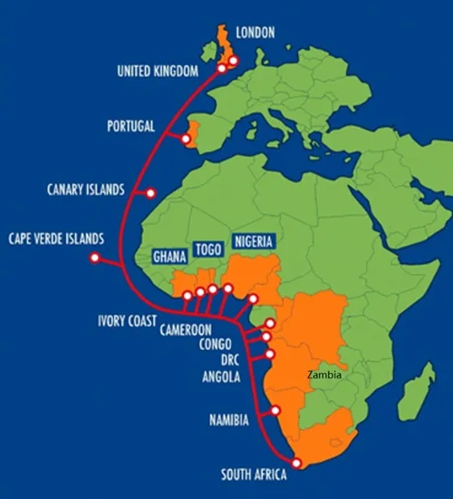 AFR-IX Telecom's Proposed Medusa Cable Extension will Complement WACS