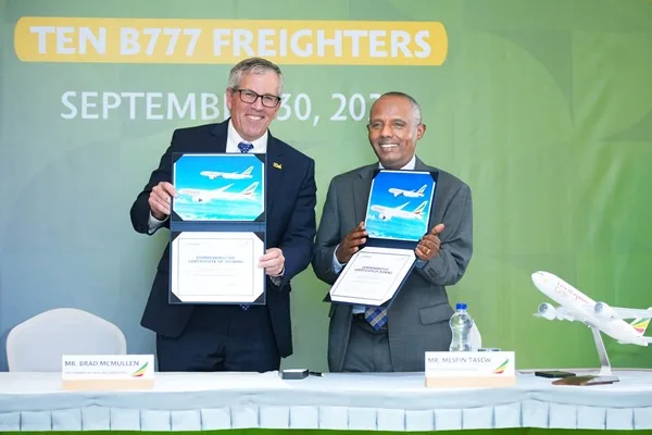 Ethiopian Airlines Gives Boeing $5B Order for Cargo Planes Ethiopian Airlines Gives Boeing $5B Order for Cargo Planes